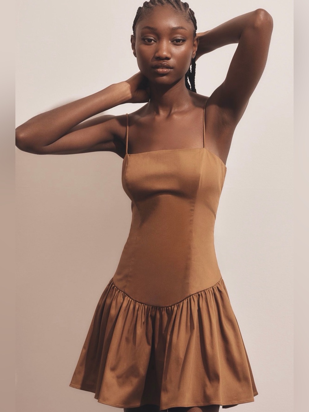 Anthropology Maeve drop-waist mini dress